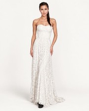 Designer Handmade Ivory Lace Corset Gown Wedding Dress