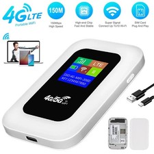 Unlocked Hotspot LTE 5G Wireless WiFi Router Mobile Broadband MIFI LCD 3000mAh