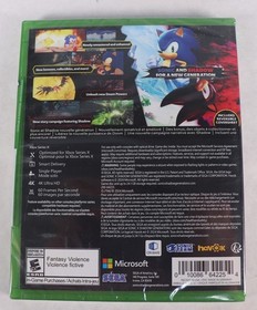 Xbox Series X Xbox One Sonic X Shadow Generations Day One Edition New