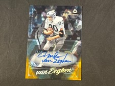 2025 PANINI LUMINANCE MARK VAN EEGHEN #29 GOLD AUTO 35/100 OAKLAND RAIDERS