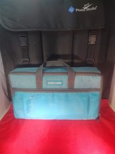 Case Logic 30 Cassette Tape Black  Teal Carrying Case Bag Holder