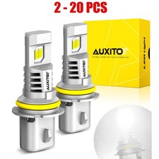 Auxito Led Headlight 9007 Hilo Beam Bulb 2-20x Kit 30000lm 6500k Ultra Bright