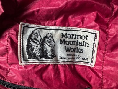 Vintage Marmot Mountain Works Goose Down Sleeping Bag Grand Junction Colorado
