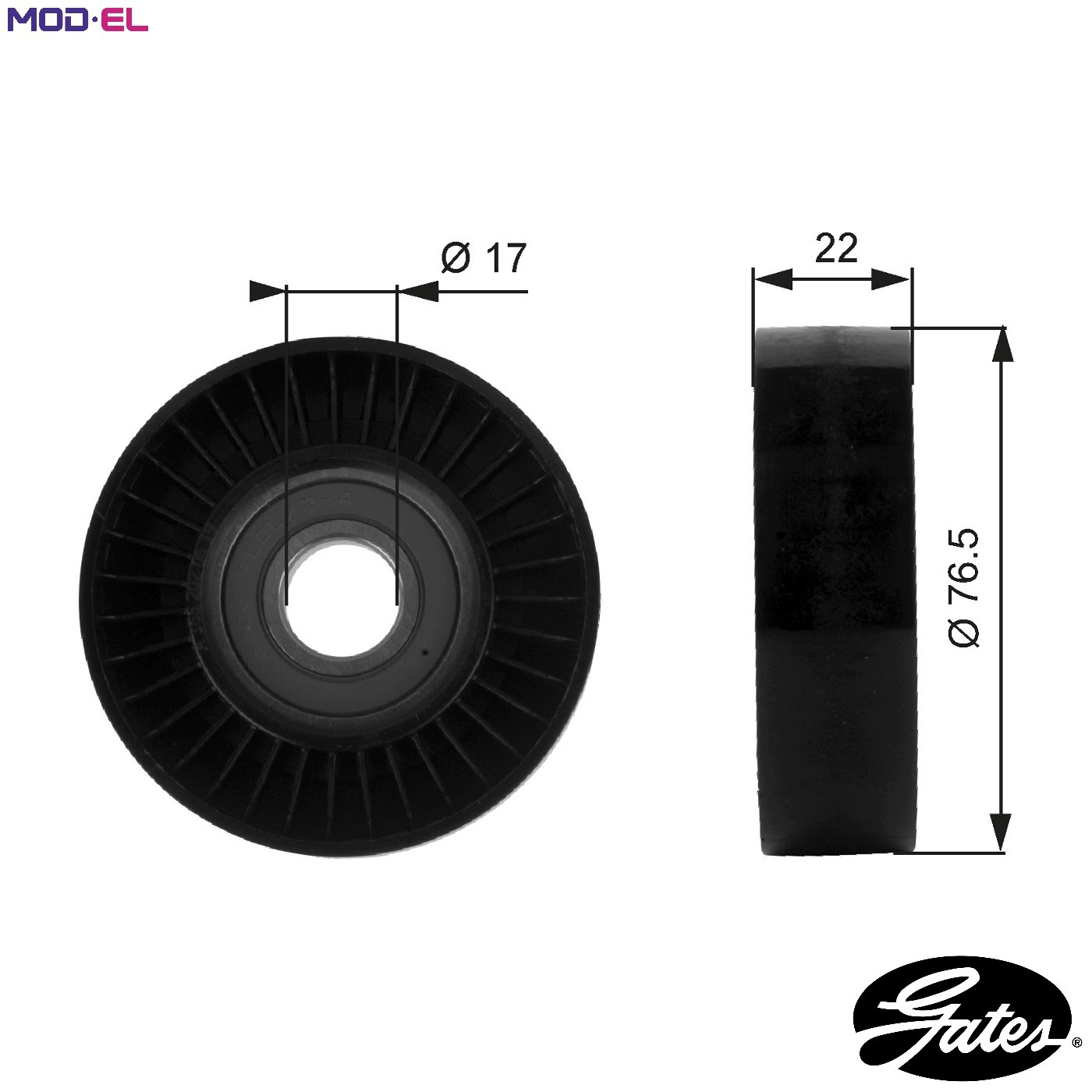 ✅Fits GATES T36183 V-RIBBED BELT PULLEY ⭐UK Seller⭐ - Image 25