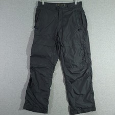 Vintage Y2k Old Navy Military Cargo Black Paratrooper Pants 31x30 Lined Baggy