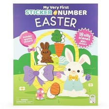My Very First Sticker by Number Easter - Sticker Activity Book for Kids with Pu,