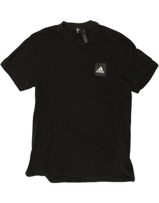Adidas Damen T-Shirt Oberteil UK 16 Large schwarz Baumwolle TF11