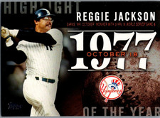 2015 Topps Update Highlight of the Year #H-77 Reggie Jackson New York Yankees