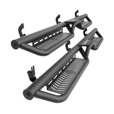 Double Cab Running Boards Side Steps Compatible with 2007-2018 Chevy Silverad...