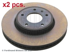 X2 PCS FRONT BRAKE DISC ROTOS X2 PCS SET ADG043126 BLUE PRINT I