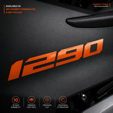 1290 Side Panel Decals | Premium Cast Vinyl Stickers | KTM Style Adventure