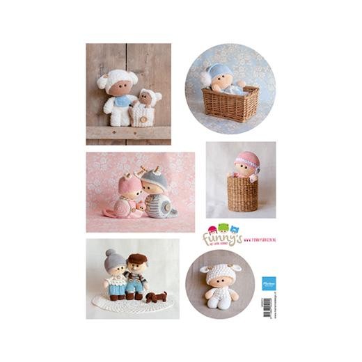 Marianne Design A4 Cardtoppers Sheet - Ilse's Funny's Baby VK9574