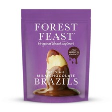 Forest Feast Belgian Milk Chocolate Brazils 120g - 2 Pack