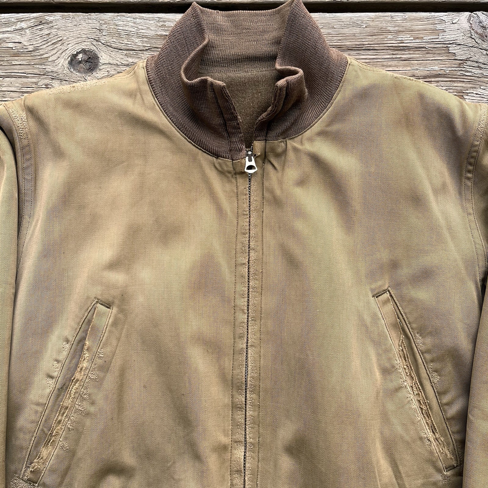 Vintage WWII Tanker Jacket Army Wool 2nd Pattern Original 40s image 3