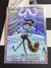 2025 Topps Chrome SpongeBob SquarePants Randy Cheeks 43/175 Wave Refractor