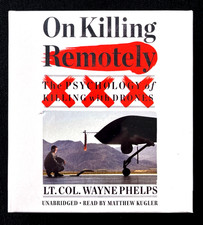 On Killing Remotely: The Psychology of Killing with Drones Audiobook  NEW