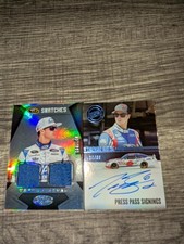 Trevor Bayne Autograph & Fire Suit + 8 Cards
