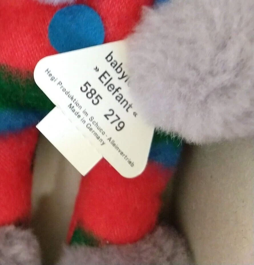 Hegi, made for Schuco soft toy Elephant 9" - Image 3 of 3