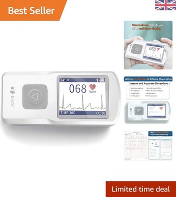Tragbarer EKG-Monitor - eigenständiges persönliches EKG-Gerät mit Bildschirm, Datenspeicher...