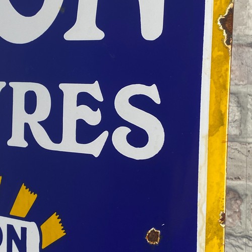 AVON Enamel Sign 19.7x15.7" (50x40cm) Rare Vintage Pneu Service Garage Iron Sign - Picture 9 of 15