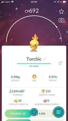 Pokémon Go No Team Level 40 +53 Shiny +2.8m Stardust