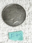 1922 D U.S. LIBERTY PEACE SILVER DOLLAR VERY FINE CONDITION LOT #F40