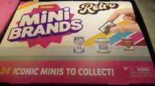 Zuru Mini Brands RETRO 24pc Surprise Pack- Advent Calendar Unbox 24 Mystery Mini