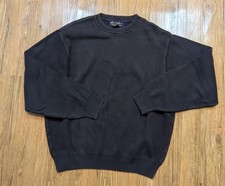 Byron Nelson eleven straight Black Crewneck Sweater Mens M B63