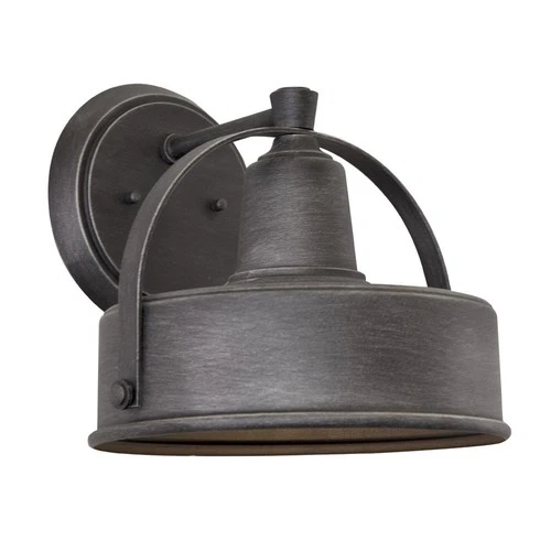 Designers Fountain 33141 Portland 10" Tall Outdoor Wall Sconce - Grey - Picture 2 of 12