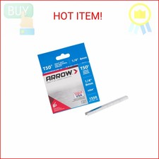 Arrow 504 T50 Heavy Duty Staples, 1/4-Inch Leg Length, 3/8-Inch Crown Width Stap