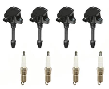 4 Direct Ignition Coils & Platinum Spark Plugs Fits Honda CR-V 1.5L 2017-2021
