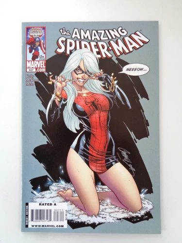 Amazing Spider-Man #607 (2009) J. Scott Campbell Black Cat Cover