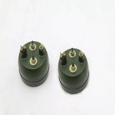 Vintage 4 Cat Eye Rear Tail Light Pair Halogen Grey Classic Military Antique