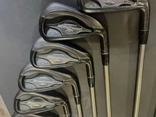 Callaway Steelhead XR Pro Black Iron Set 4-PW Pro Force Gold 115 Stiff Shafts