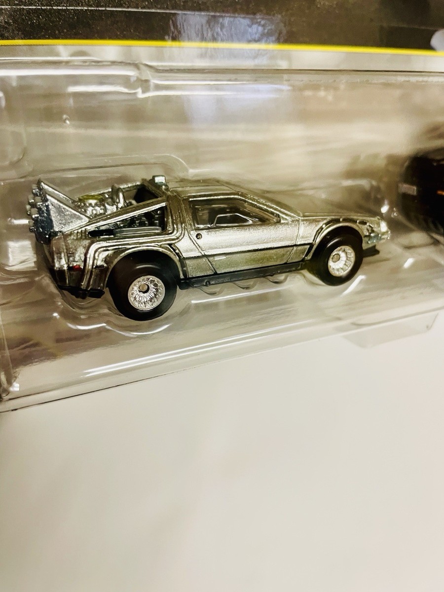 Hot Wheels Premium Back to the Future Time Machine & Toyota Pickup