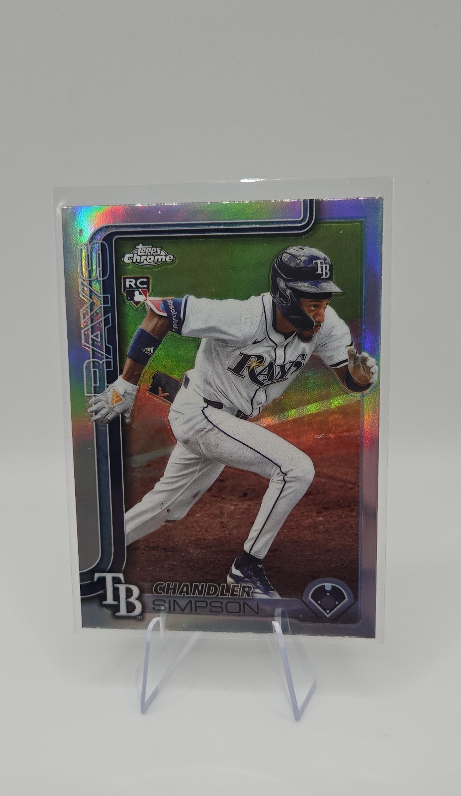 Chandler Simpson | 2025 Topps Chrome Update | Refractor | RC #USC179