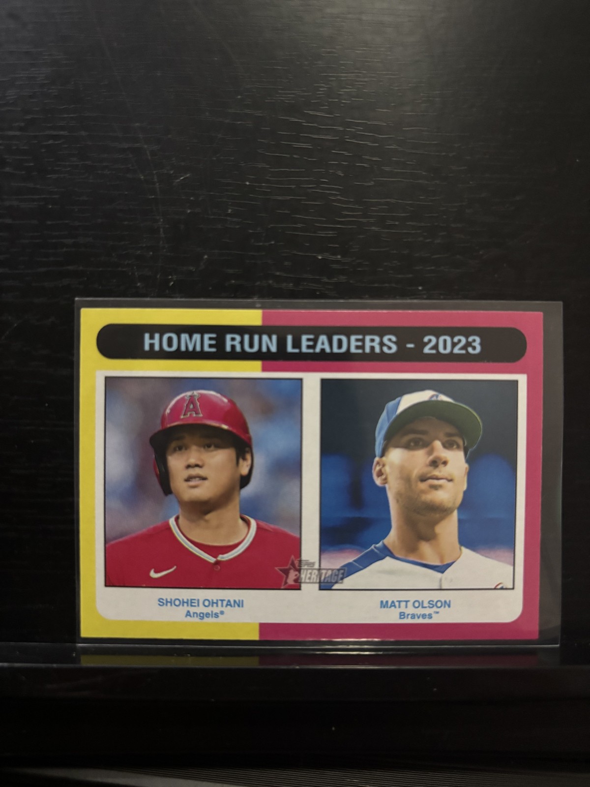 2024 Topps Heritage - League Leaders Shohei Ohtani, Matt Olson #307