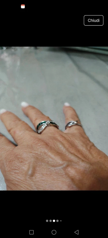 Anello Argento Placcato - Immagine 4 di 4