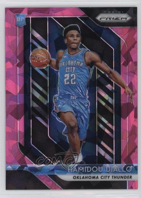 2018-19 Panini Prizm Pink Ice Prizm Hamidou Diallo #9 fm0
