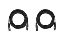 2 Essentials XLR Mic Cables w/ Rean Connectors 50 ft By Elite Core