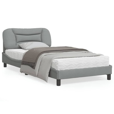 vidaXL Bed Frame Light Grey