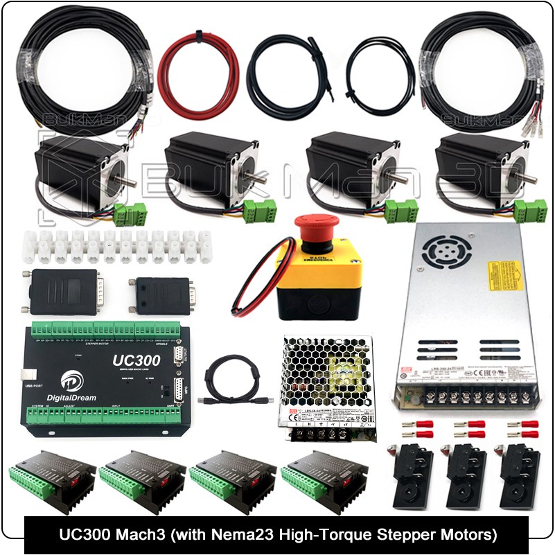 Cnc Router Ebay QueenBee PRO CNC Router Machine Full Kit 4Axis HGR Linear Rail CNC ...