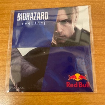 Resident Evil Requiem Red Bull Collaboration Original Sticker Leon