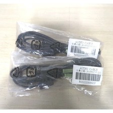 NEW Lot of 2 Hotron 3.5mm 5ft M-M Stereo Audio AUX Cable