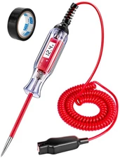 Heavy Duty 3-48V Automotive Circuit Tester with Backlit Digital LCD Voltage D...