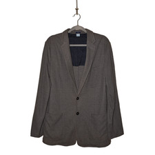 MADE BY CAM NEWTON $195 Knit Two Button Sport Coat Jacket Gray Men