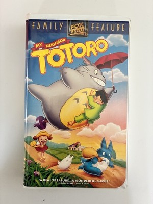 My Neighbor Totoro VHS 1993 Fox Video Clamshell RARE Studio