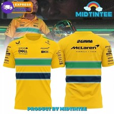 New Limited Edition Mclarenn Senna 3D All Over Printed Gift, F1 Racing Shirt