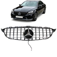 For 2015-2018 Mercedes Benz W205 C250 C300 C350 Front Grille With Led Emblem For 2015-2018 Mercedes Benz W205 C250 C300 C350 Front Grille With Led Emblem