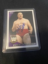 Nikolai Volkoff autographed & Certified card! WWE AEW NWA TNA HOF